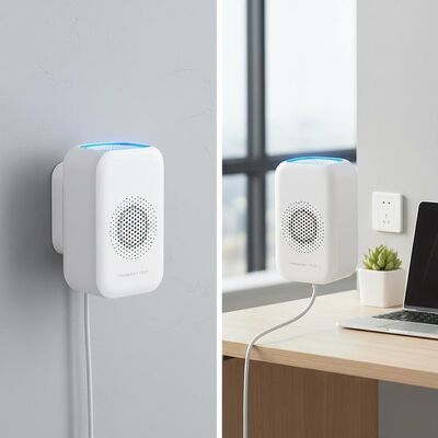Bom preço Área de cobertura 5 a 15 pés quadrados gerador de íons negativos escritório ionizador de ar montado na parede perfeito para ambientes pequenos on-line