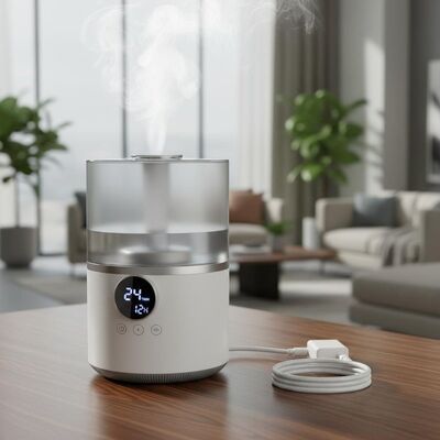Bom preço Humidificador de ar por cabo USB de ultra-som de 24 V, com voltagem e controle de temporizador, adequado para espaços grandes e operação contínua on-line