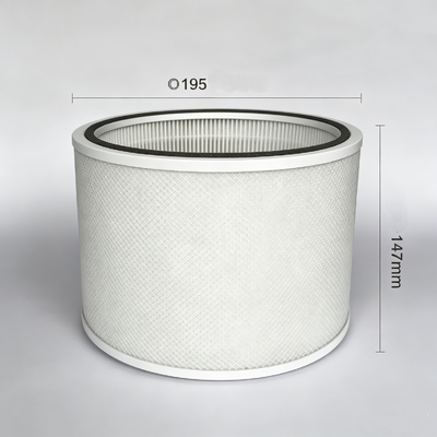 Bom preço H13 Filtro de purificador de ar HEPA verdadeiro para animais de estimação com captura de pelos de animais de estimação de duas camadas e estado do filtro visual on-line