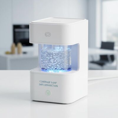 Bom preço Cobertura Gerador de ácido hipocloro de 3-8 metros quadrados feito de plástico ABS oferecendo capacidades de desinfecção seguras on-line